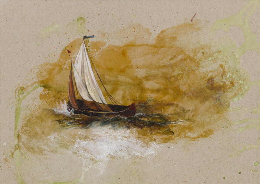 A faraway shore painting by Emma Bennett