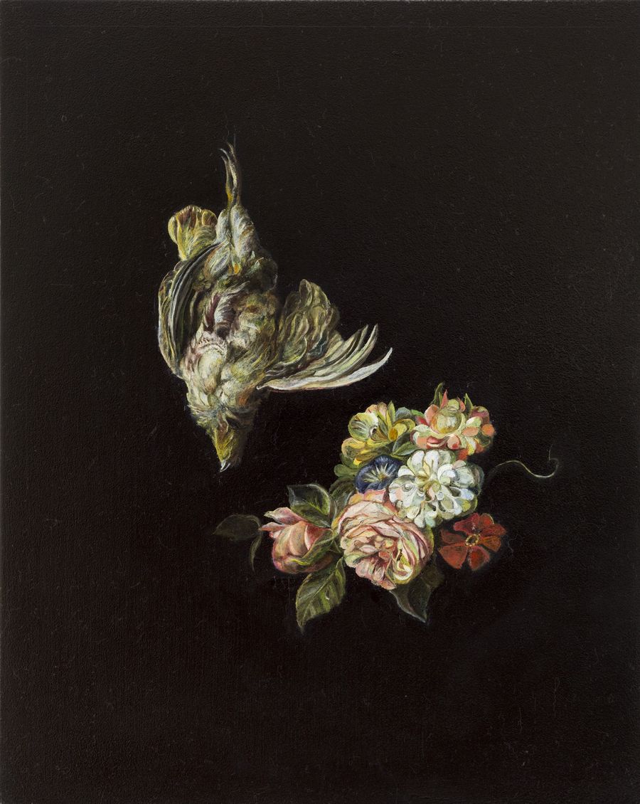 A weightless quiet painting by Emma Bennett