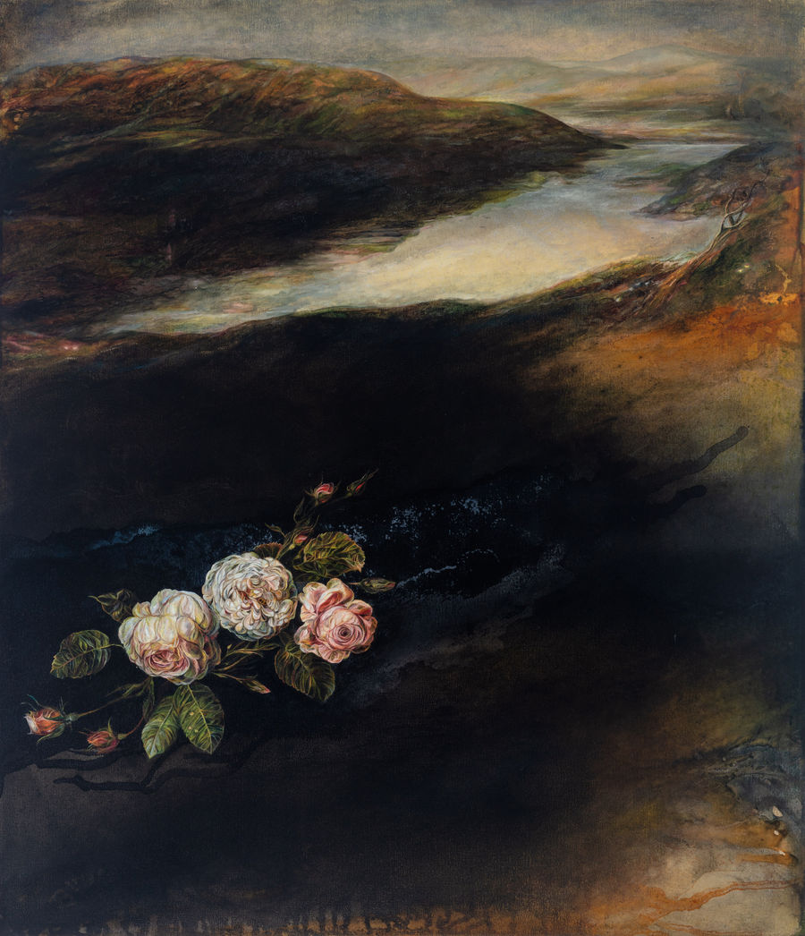 Down Through Winter painting by Emma Bennett
