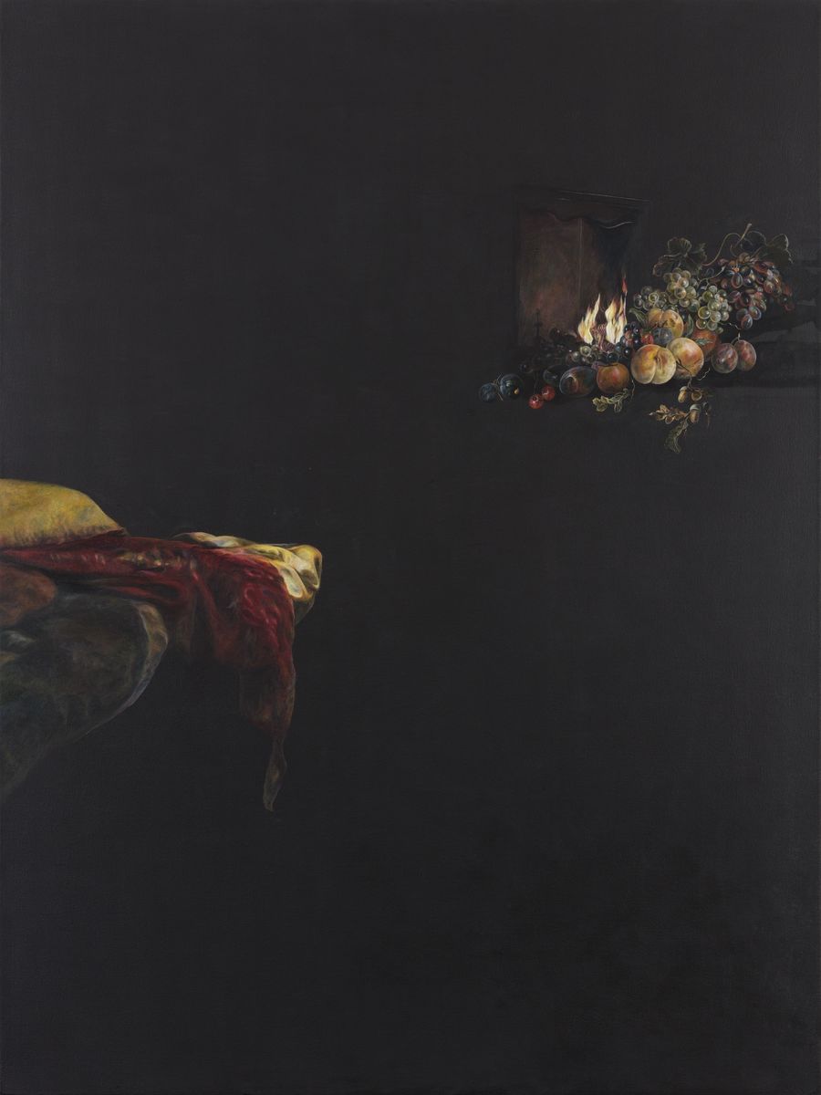 Many years of telling painting by Emma Bennett