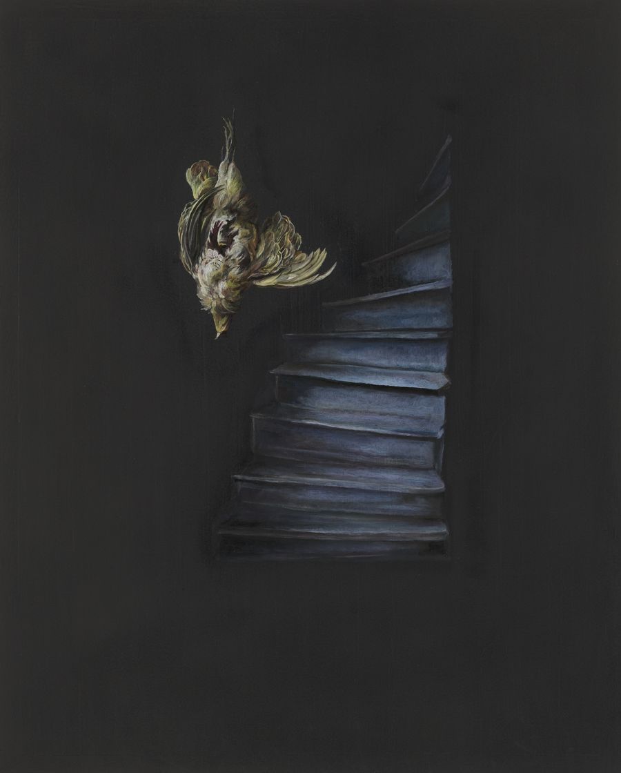 Plummet painting by Emma Bennett