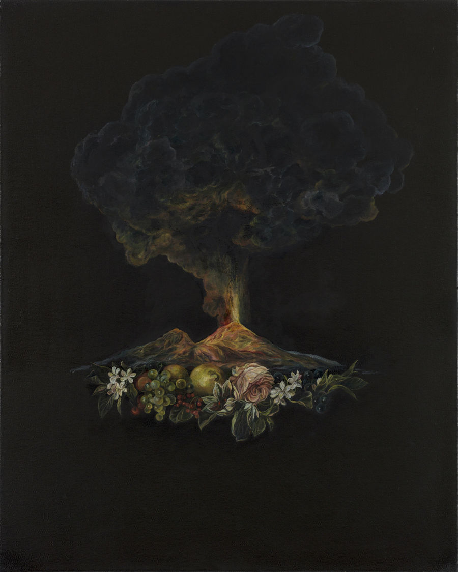 The Skirmish painting by Emma Bennett