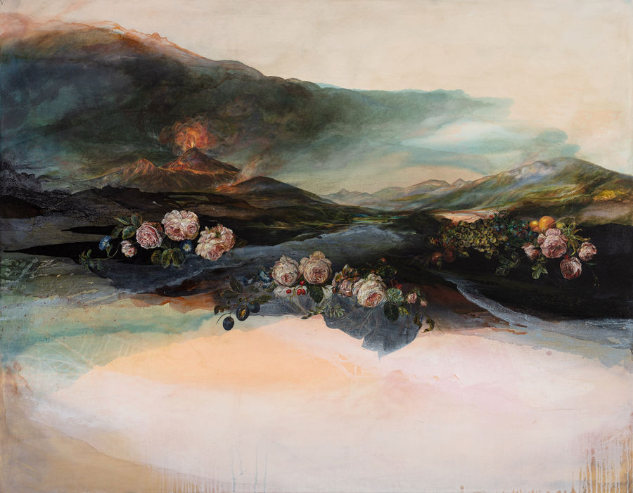 (Towards) full fulcrum painting by Emma Bennett